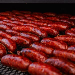 House-made smoked sausage by The BBQ – Smoking Day BBQ specialty