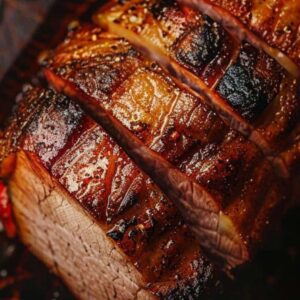Smoked pork loin by The BBQ – lean Texas-style Smoking Day BBQ
